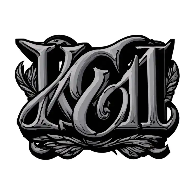 1991 Roman Numerals tattoo design idea