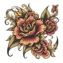 Shading filling tattoo design idea