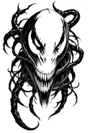 Venom tattoo design idea