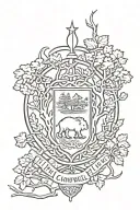 Campbell Clan crest using trees tattoo design idea