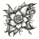 present tattoo design idea