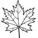 maple leaf tattoo design idea