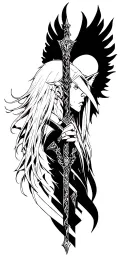 sephiroth final fantasy 7 tattoo design idea