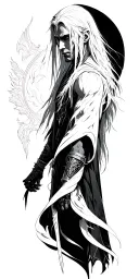sephiroth final fantasy 7 tattoo design idea