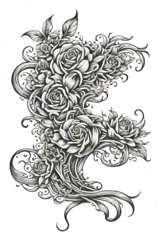 anxiety mental health tattoo design idea