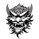 Barong tattoo design idea
