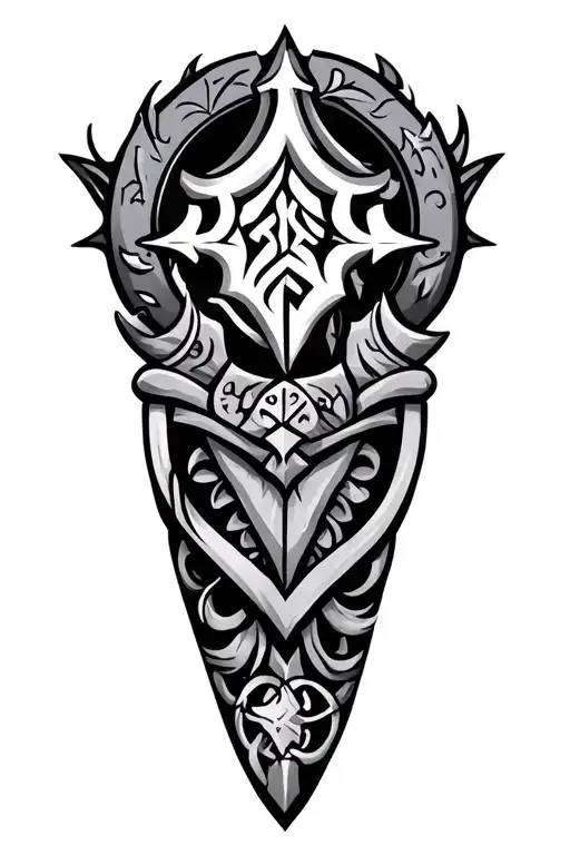 scottish symbols. Viking symbols. mixed together. Nova Scotia added  tattoo design idea