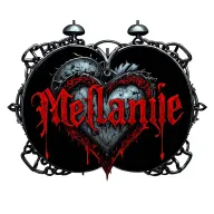 "Mélanie" clock Coeur chain tattoo design idea