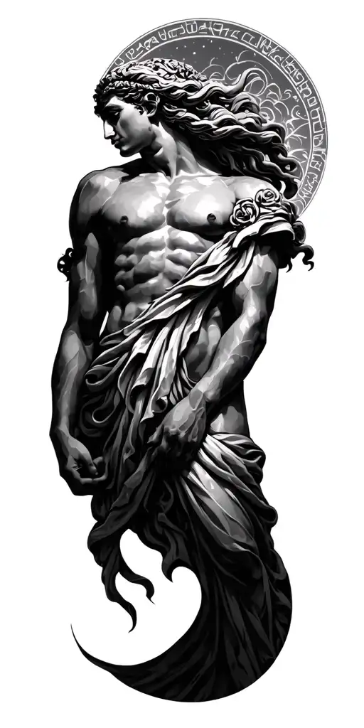 greek mythology tattoo design idea