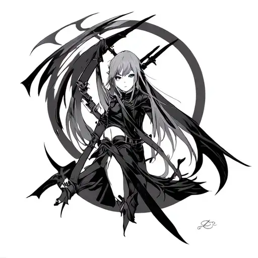 Akame Ga Kill tattoo design idea