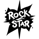 Text “Rockstar” tattoo design idea