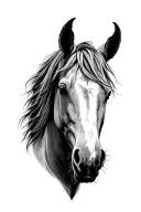 Viking Horse tattoo design idea