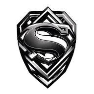 Superman logo wrapped tattoo design idea
