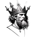 king baldwin iv tattoo design idea