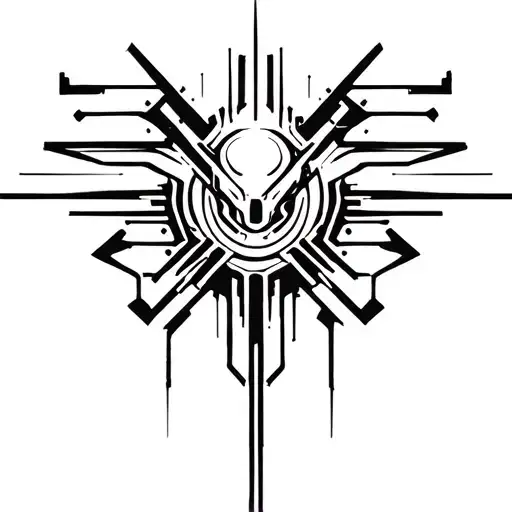 cybersigilism design inspired tattoo design idea