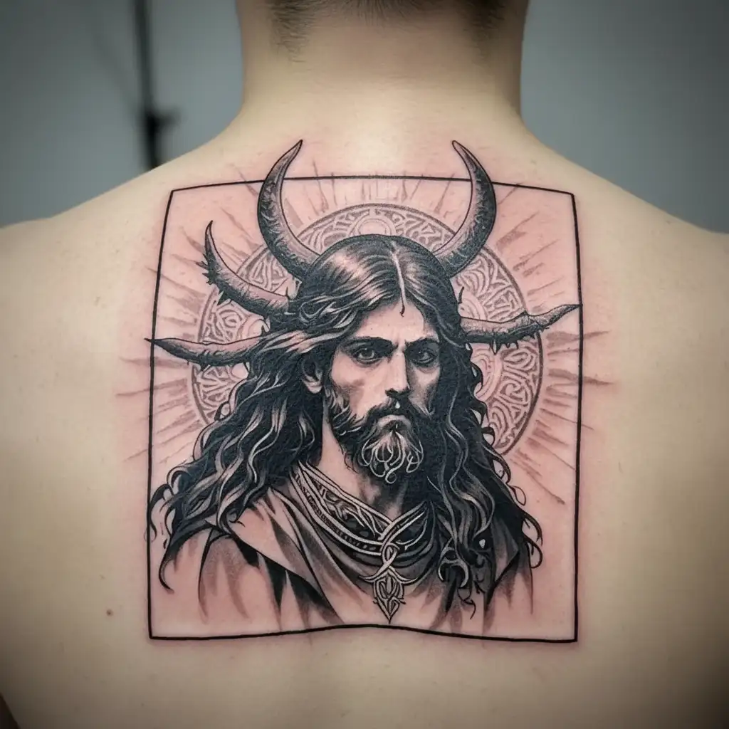 atheist tattoo design idea