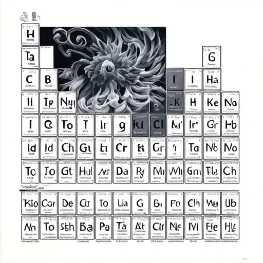 Periodic Table tattoo design idea