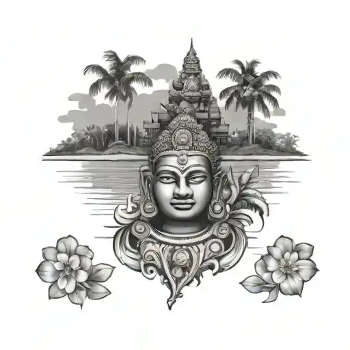 Cambodia tattoo design idea