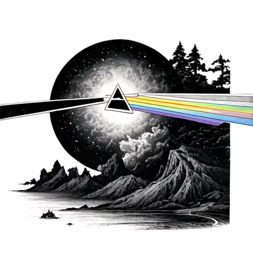 Pink Floyd Time tattoo design idea