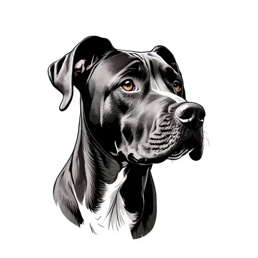 Rhodesian ridgeback tattoo design idea