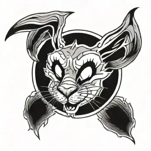 baltimore bugs bunny tattoo design idea