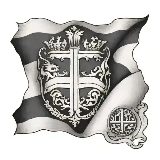 Cornish Flag tattoo design idea