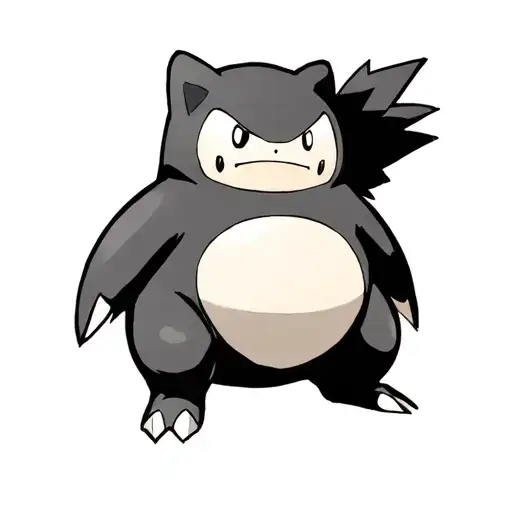 Snorlax as choji from naruto tattoo design idea