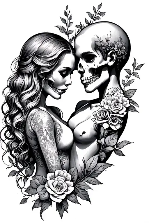 love after death couples tattoo tattoo design idea