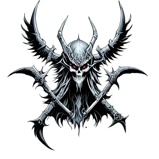 Lich King tattoo design idea