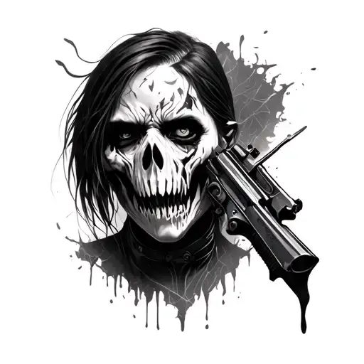 resident evil  tattoo design idea