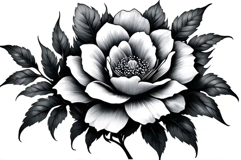 alexis rae with a flower intertwined tattoo design idea