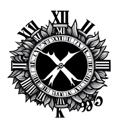 1985 Roman Numerals tattoo design idea