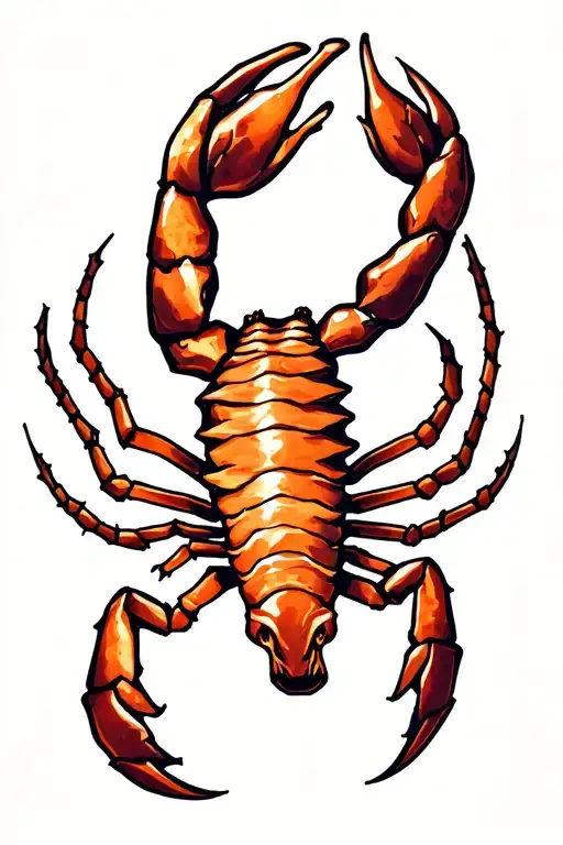scorpio zodiac sign tattoo design idea