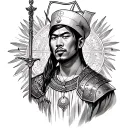 Filipino warrior Nurse Male tattoo design idea