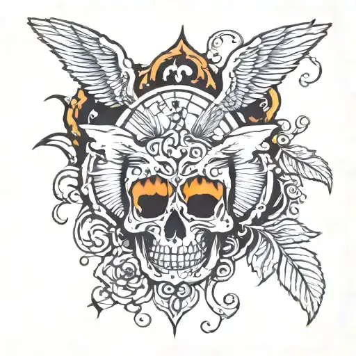 I want a memorial tattoo for my dad who struggled with drug addiction. he eventually overdosed and died  tattoo design idea