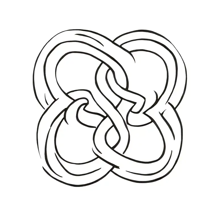 celtic fatherhood knot tattoo design idea
