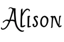 "Allison" tattoo design idea