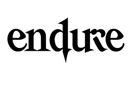 "endure" tattoo design idea