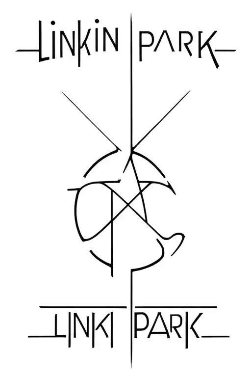 linkin park logo tattoo design idea
