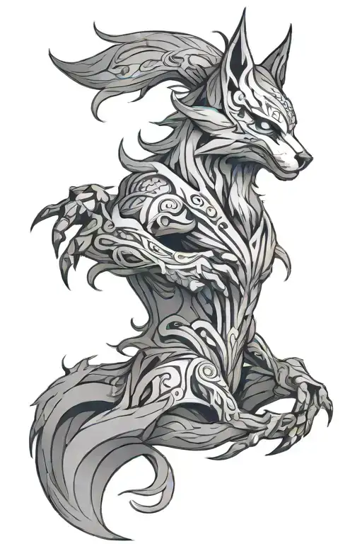 Kindred League of legends tattoo design idea