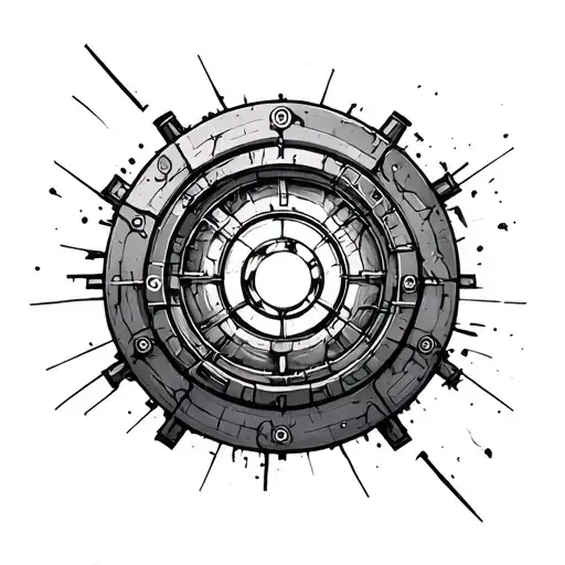 Arc Reactor tattoo design idea