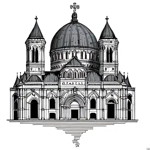 Basil the Blessed Cathedral tattoo design idea