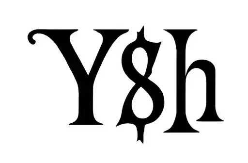 "Ya $ h" tattoo design idea