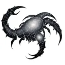 Gemini Taurus Scorpio constellation tattoo design idea