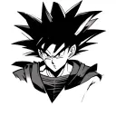 perfected ultra instinct goku tattoo design idea