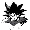 perfected ultra instinct goku tattoo design idea