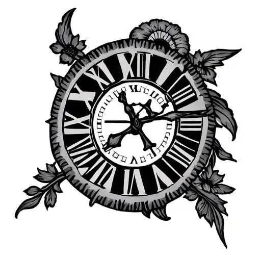 2004 In Roman Numerals tattoo design idea