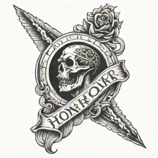Honor tattoo design idea