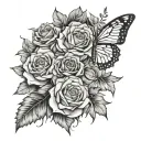 create me a tattoo design featuring good heath, financial freedom, love and wisdom with high quality 3D resolution  tattoo design idea