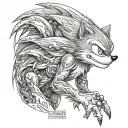 sonic com nome Jhonatan  tattoo design idea